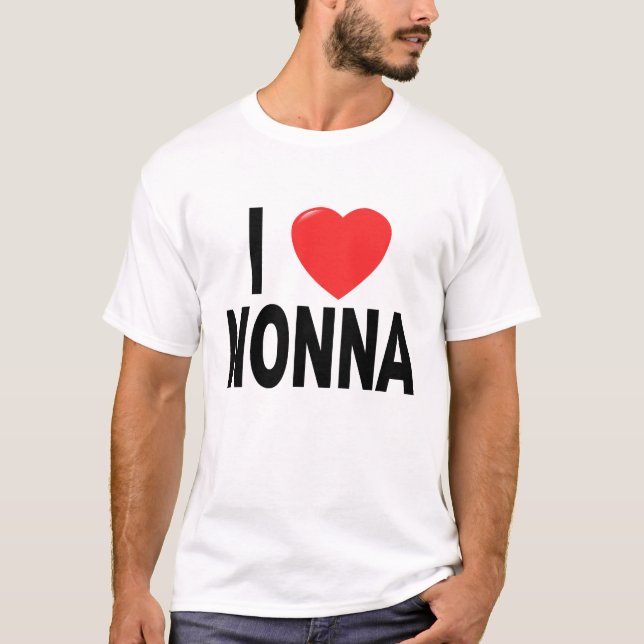 I Liebe Nonna T-Shirt (Vorderseite)