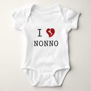 I Liebe Nonno Baby Strampler