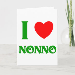 I Liebe Nonno (Großvater Italiens) Feiertagskarte