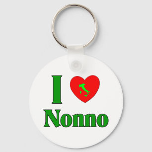I Liebe Nonno (Großvater Italiens) Schlüsselanhänger