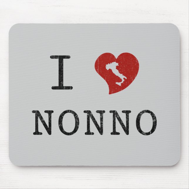 I Liebe Nonno Mousepad (Vorne)