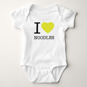 I LIEBE NOODLES BABY STRAMPLER