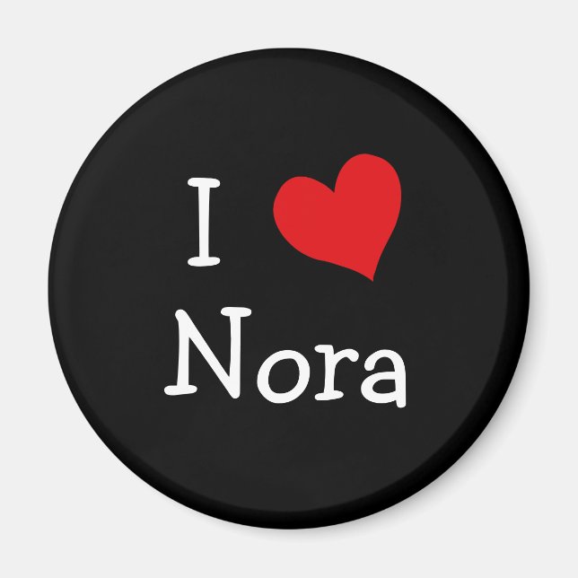I Liebe Nora Magnet (Vorne)