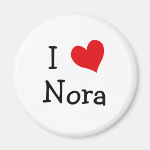 I Liebe Nora Magnet