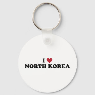 I Liebe Nordkorea Schlüsselanhänger