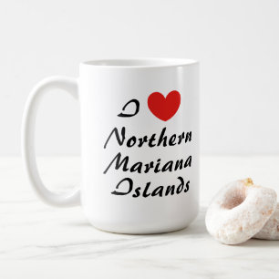 I Liebe Nördliche Mariana-Inseln Kaffeezubereitung Kaffeetasse
