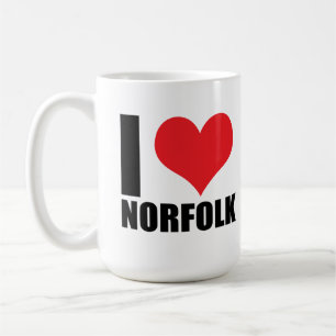 I Liebe Norfolk Kaffeetasse