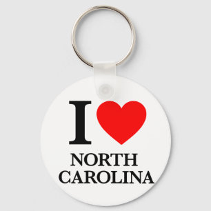 I Liebe North Carolina Schlüsselanhänger
