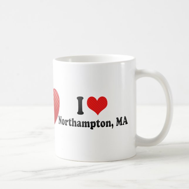 I Liebe Northampton, MA Kaffeetasse (Rechts)