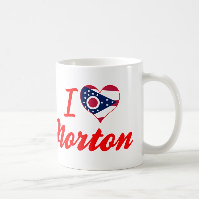 I Liebe Norton, Ohio Kaffeetasse (Rechts)