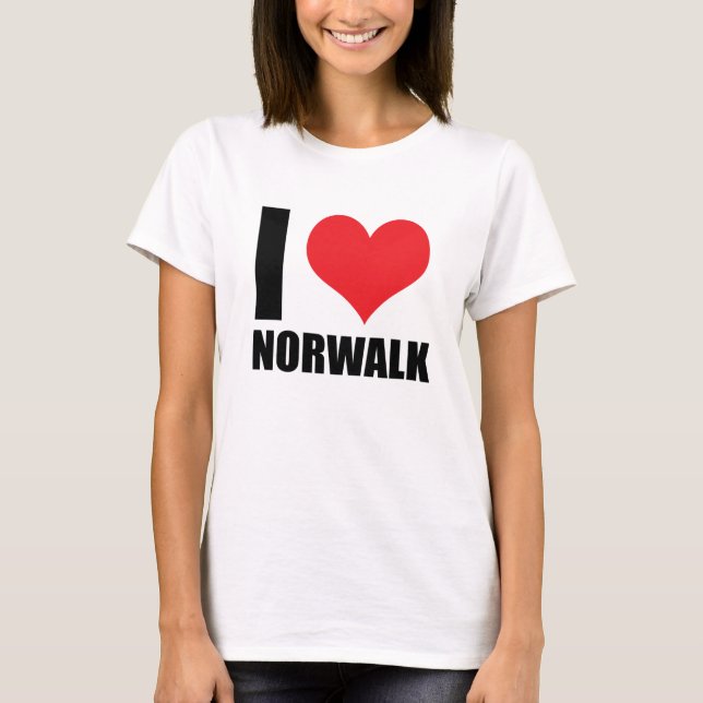 I Liebe Norwalk T-Shirt (Vorderseite)