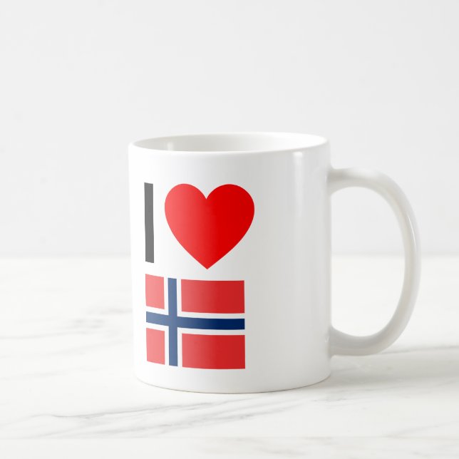 i Liebe Norway Kaffeetasse (Rechts)