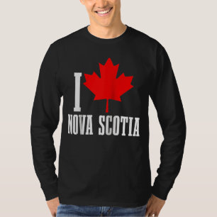 I Liebe Nova Scotia Maple Leaf Kanada Kanadische F T-Shirt