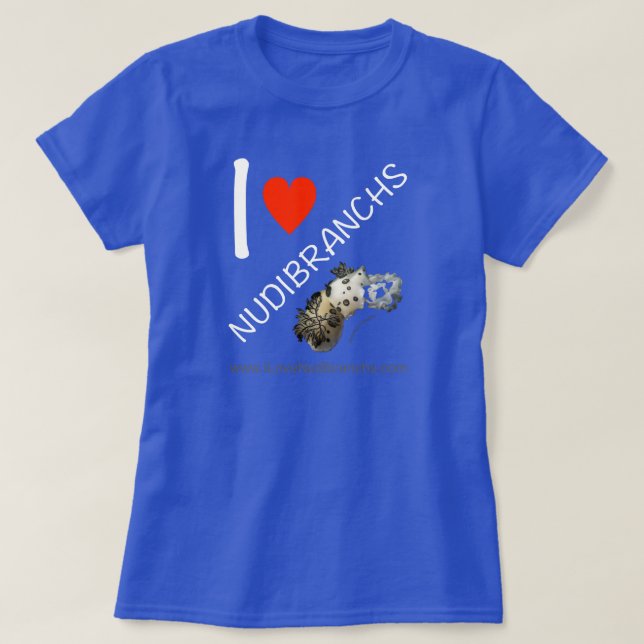 I Liebe Nudibranchs T - Shirt für Frauen (Design vorne)