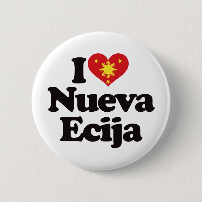 I Liebe Nueva Ecija Button (Vorderseite)