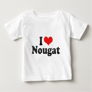 I Liebe-Nugat Baby T-shirt