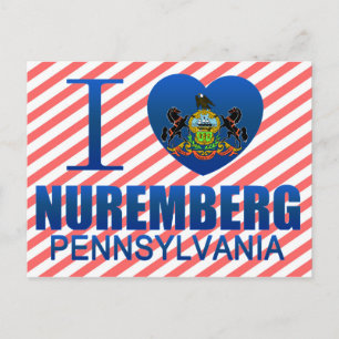 I Liebe Nürnberg, PA Postkarte