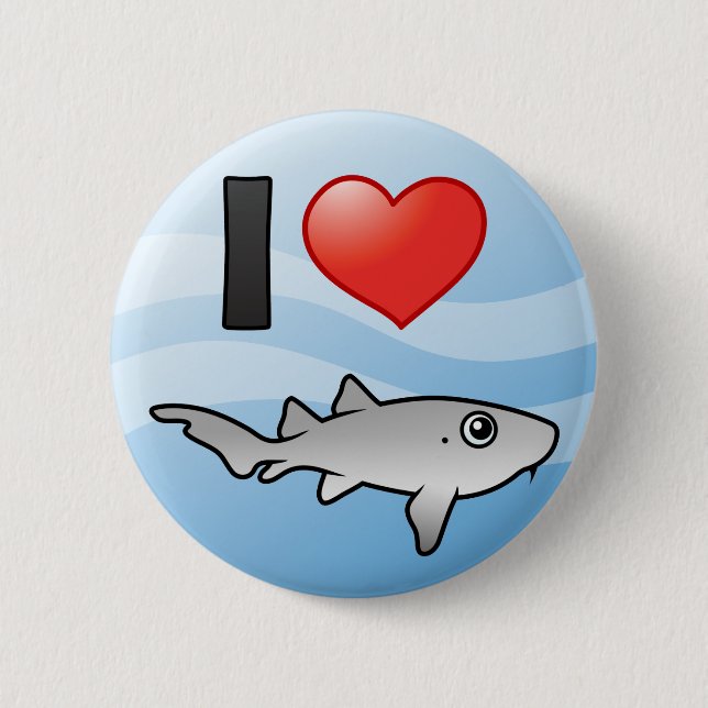 I Liebe Nurse Sharks Button (Vorderseite)