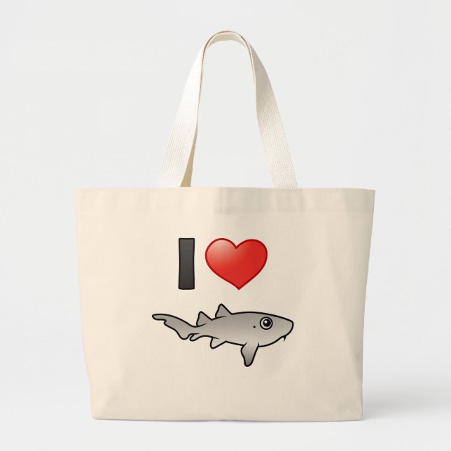 I Liebe Nurse Sharks Jumbo Stoffbeutel (Vorne)