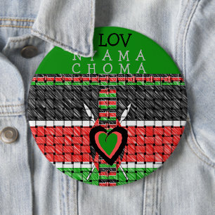 I Liebe Nyama Choma Kenya Grillfleisch Button