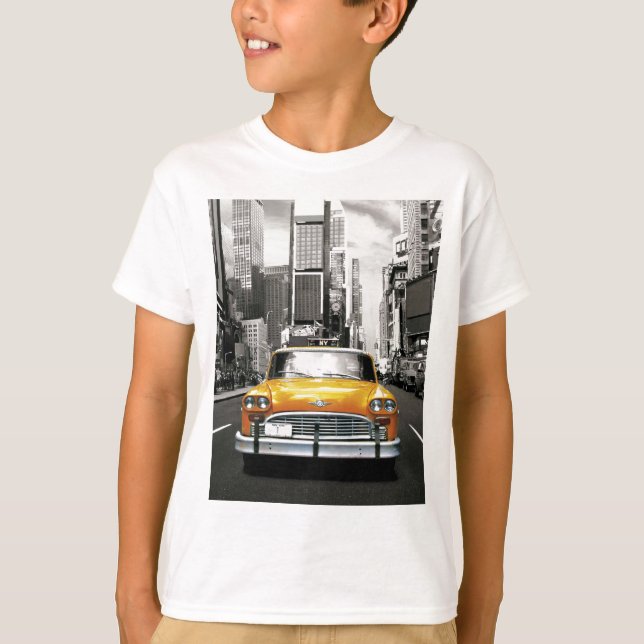 I Liebe NYC - New- Yorktaxi T-Shirt (Vorderseite)