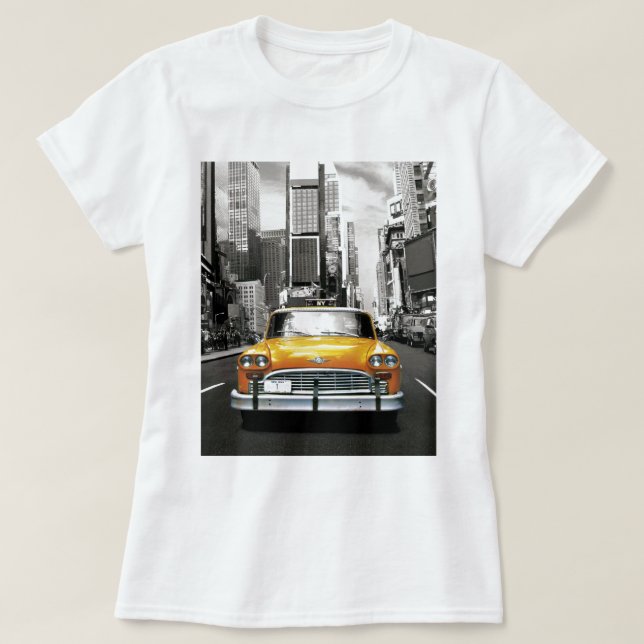 I Liebe NYC - New- Yorktaxi T-Shirt (Design vorne)