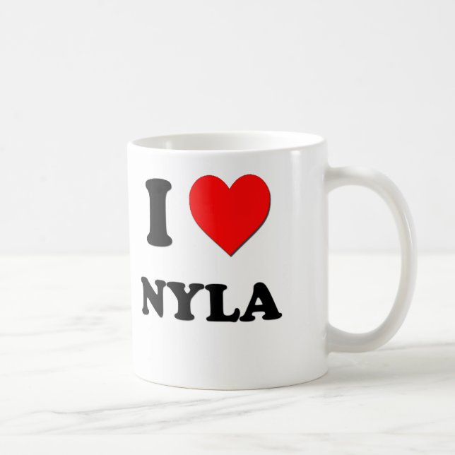 I Liebe Nyla Kaffeetasse (Rechts)