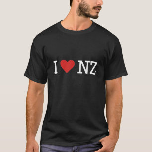I Liebe NZ (für Dunkelheit t) T-Shirt