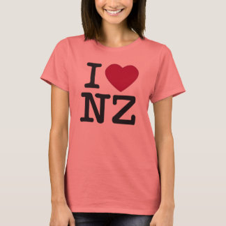 I Liebe NZ T - SHIRT