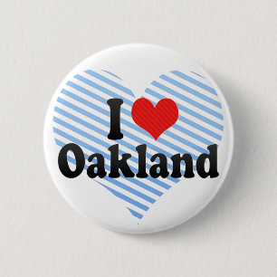 I Liebe Oakland Button