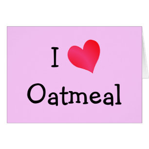I Liebe Oatmehl