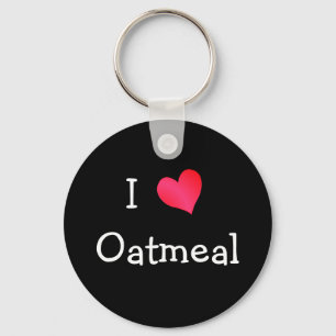 I Liebe Oatmehl Schlüsselanhänger