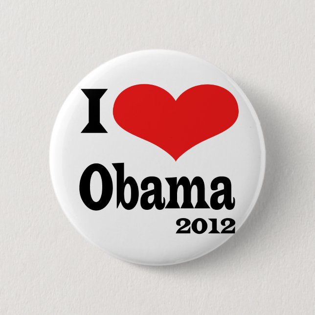 I Liebe Obama4x4 Button (Vorderseite)