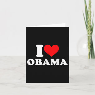 I Liebe Obama T Shirt I Heart Obama T-Shirt_1 Karte