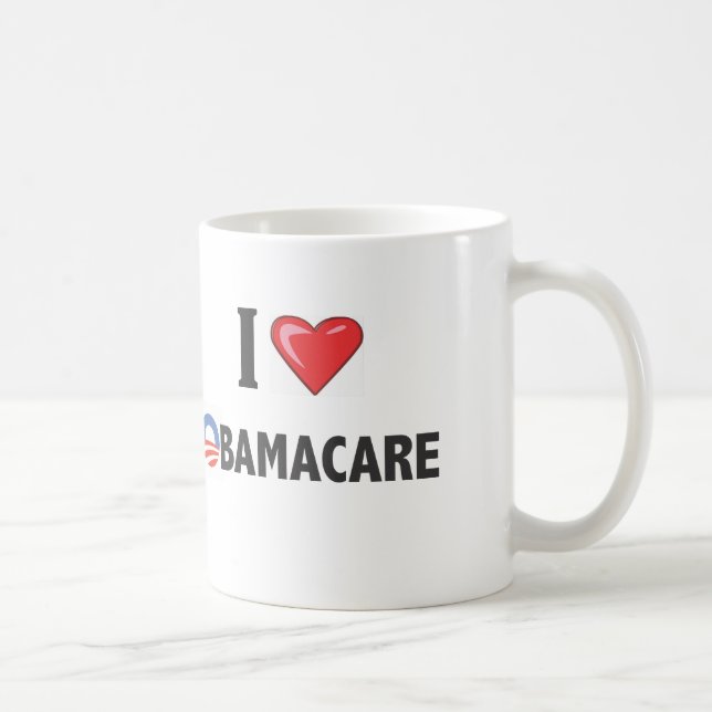 I LIEBE OBAMACARE KAFFEETASSE (Rechts)