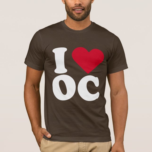 I LIEBE OC T-Shirt (Vorderseite)