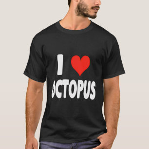 I Liebe Octopus - Herzlich Niedlicher Zootier T-Shirt