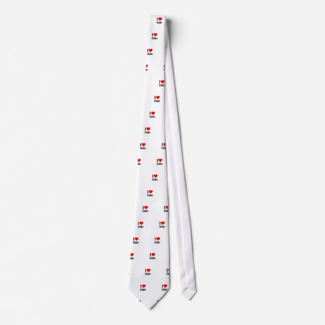 i Liebe odin.ai Krawatte (Vorderseite)