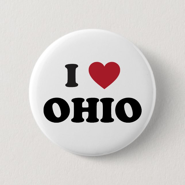 I Liebe Ohio Button (Vorderseite)
