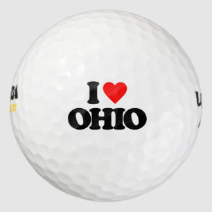 I LIEBE OHIO GOLFBALL