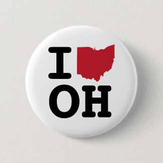 I Liebe-Ohio-Knopf Button