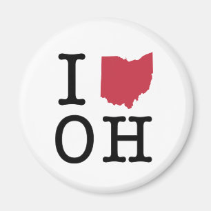 I Liebe Ohio Magnet