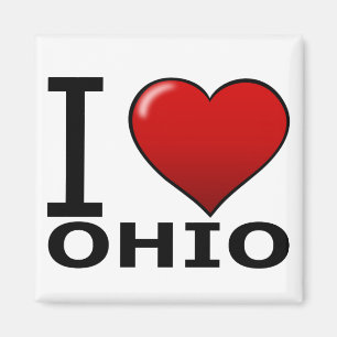 I LIEBE OHIO MAGNET