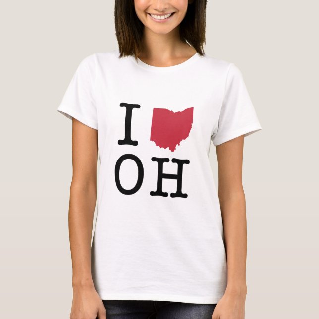 I Liebe Ohio T-Shirt (Vorderseite)