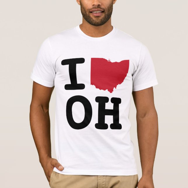 I Liebe Ohio T-Shirt (Vorderseite)