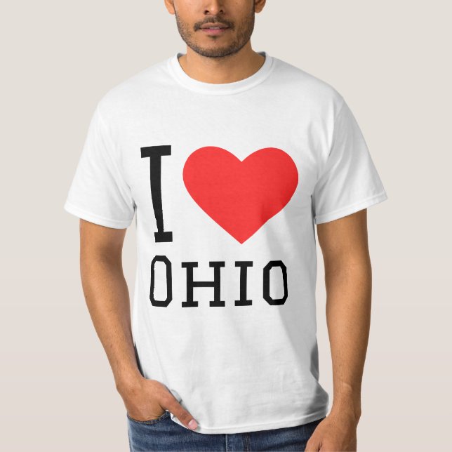 I Liebe Ohio T-Shirt (Vorderseite)