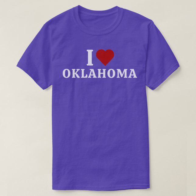 I Liebe Oklahoma 4 T-Shirt (Design vorne)