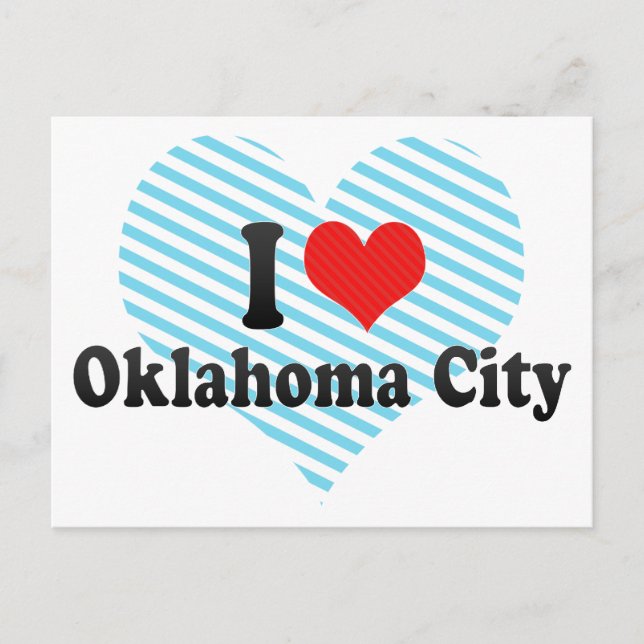 I Liebe Oklahoma City Postkarte (Vorderseite)