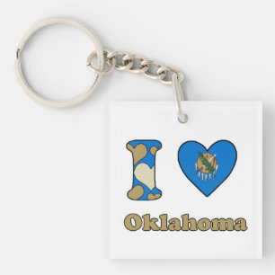 I Liebe Oklahoma Schlüsselanhänger