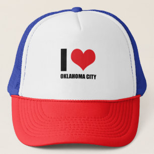 I Liebe Oklahoma Stadt Truckerkappe